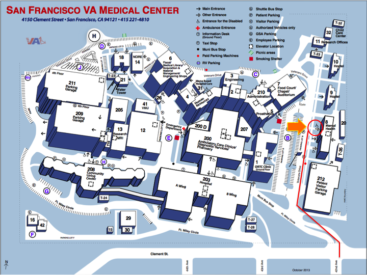 VA Campus Map